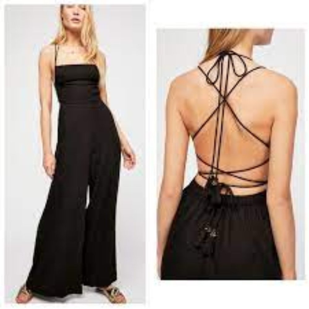 Free People Got Your Back Jumpsuit XS